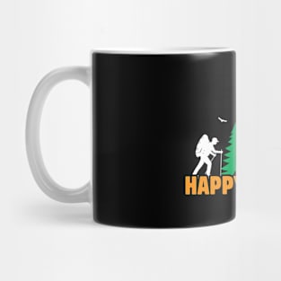 Retro Vintage Happy Campah, Camping Gift, New England Mug